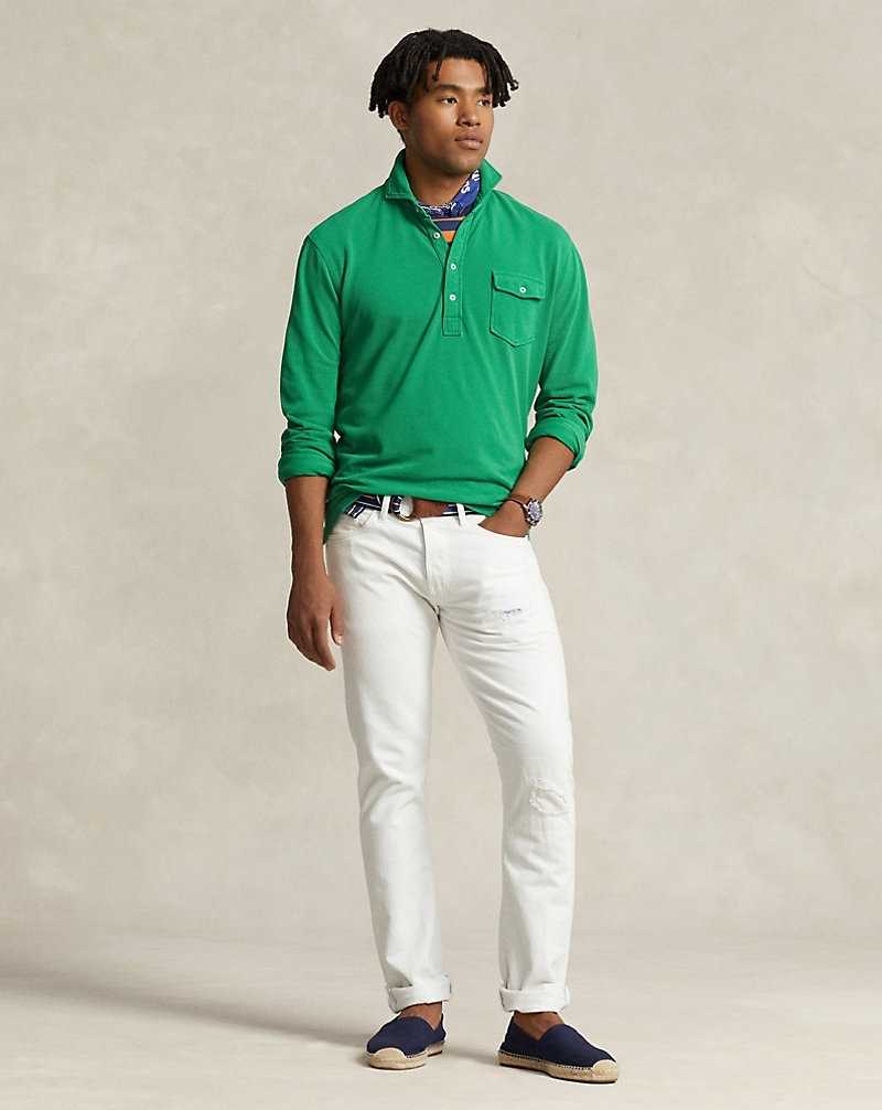 Camisa Polo Ralph Lauren Classic Fit Mesh Hombre Stem | ONVDRKF-06 - vista 3