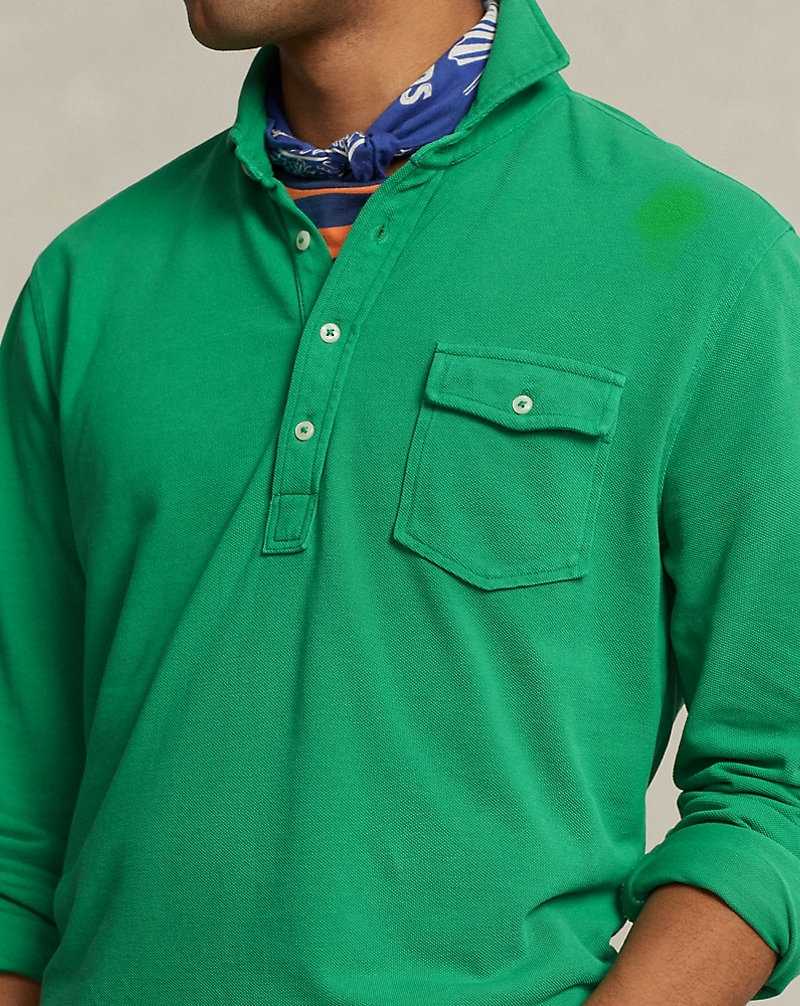 Camisa Polo Ralph Lauren Classic Fit Mesh Hombre Stem | ONVDRKF-06 - vista 5