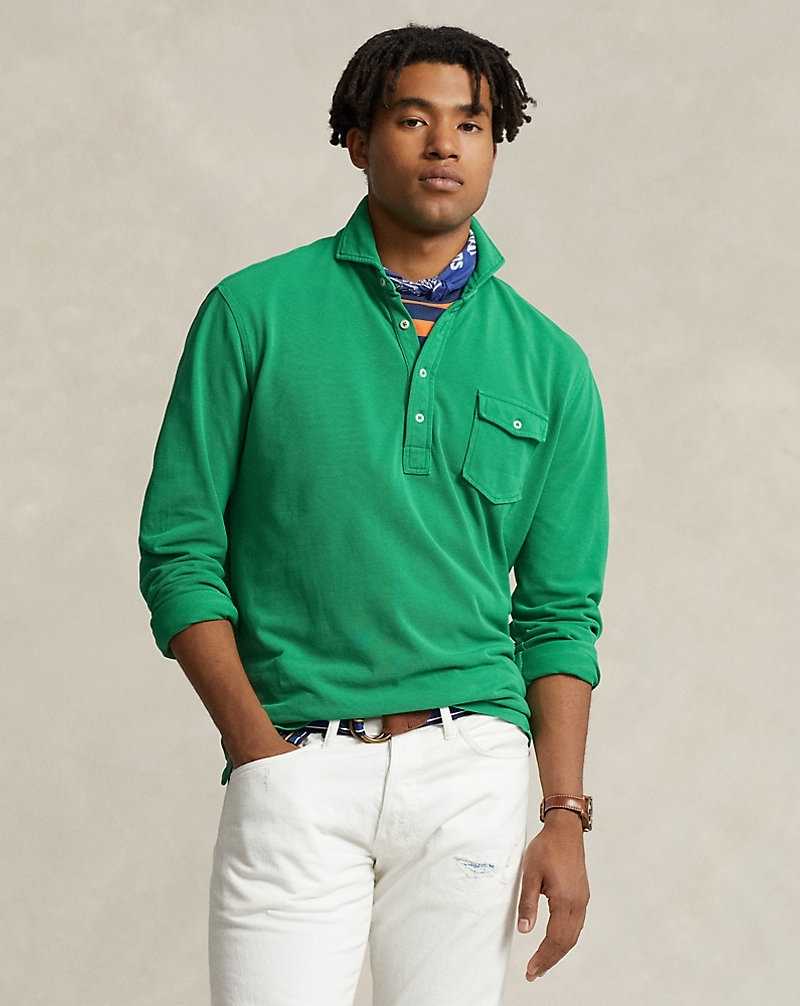 Camisa Polo Ralph Lauren Classic Fit Mesh Hombre Stem | ONVDRKF-06 - vista 1