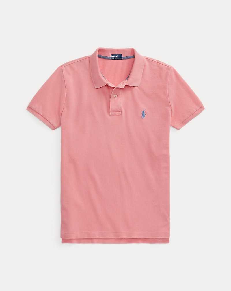 Camisa Polo Ralph Lauren Classic Fit Mesh Mujer Rosas | OLSNFKX-30 - vista 2