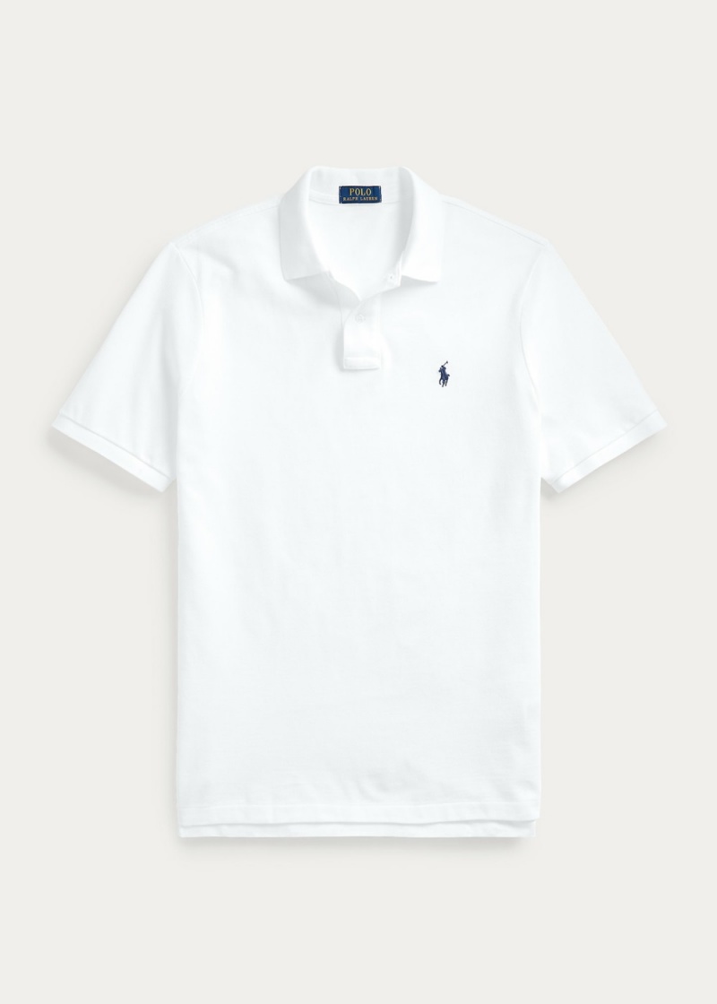 Camisa Polo Classic Fit Mesh Hombre Azul Marino | NKPW98560 - vista 4