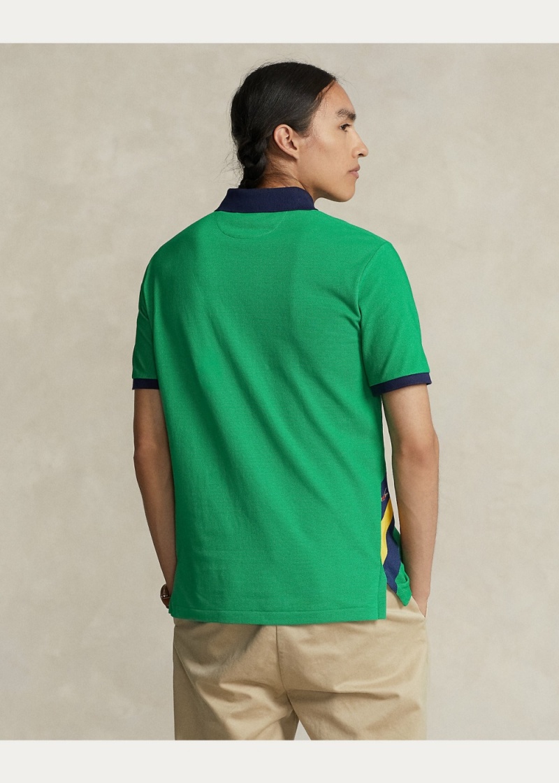 Camisa Polo Classic Fit Polo Match-Print Hombre Beige | TWNH49367 - vista 6
