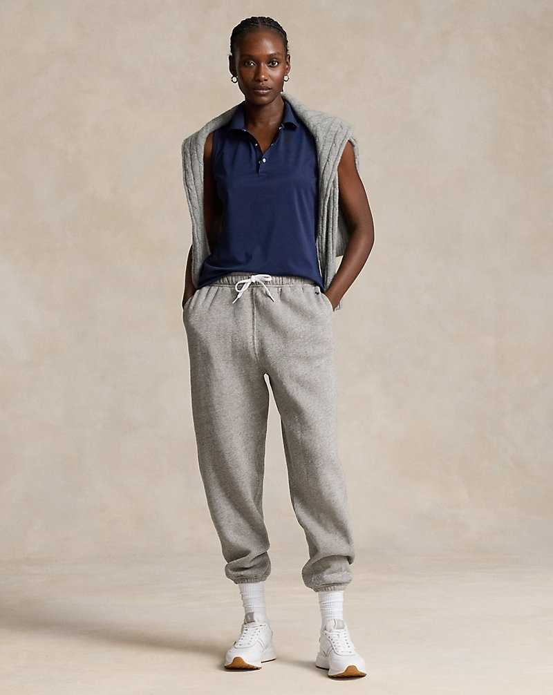 Camisa Polo Ralph Lauren Classic Fit Sleeveless Tour Mujer Azul Marino | YIHTGKW-74 - vista 3