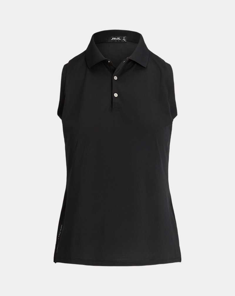 Camisa Polo Ralph Lauren Classic Fit Sleeveless Tour Mujer Negros | BFXNCIR-68 - vista 2