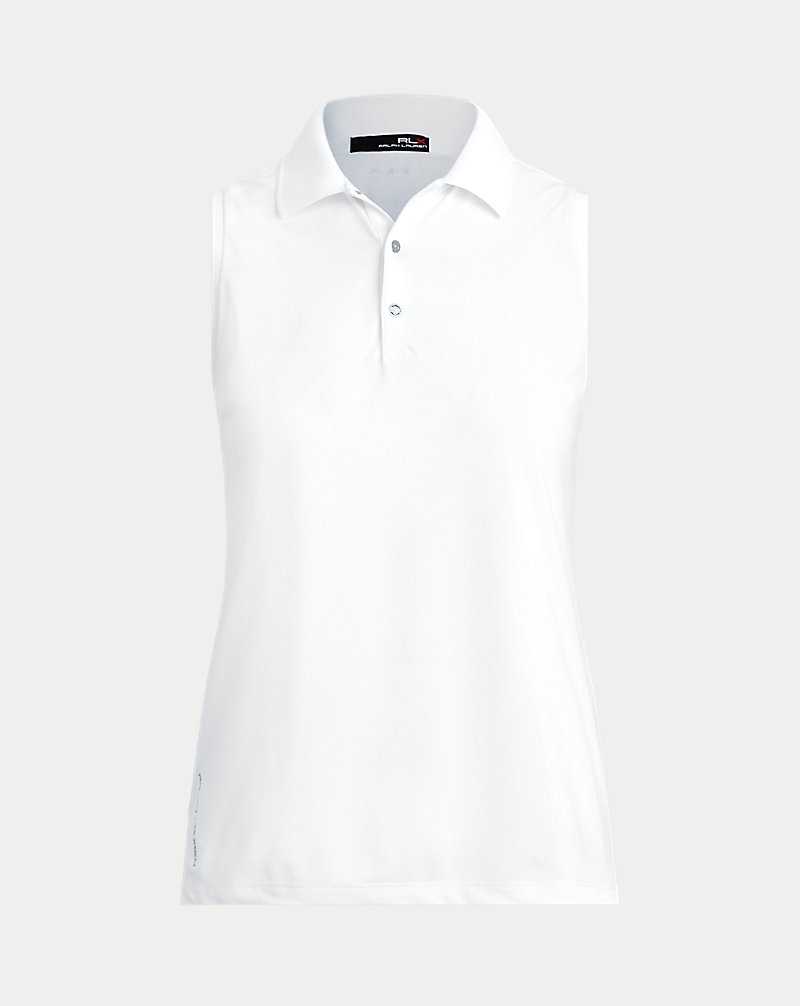 Camisa Polo Ralph Lauren Classic Fit Sleeveless Tour Mujer Blancos | WSPCNEZ-13 - vista 2