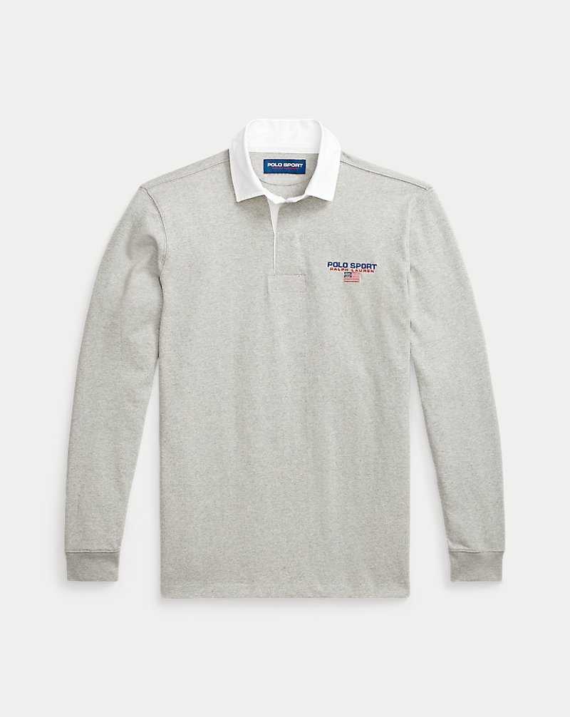 Camisa Polo Ralph Lauren Classic Fit Sport Rugby Hombre Andover Heather | VRBYFMC-70 - vista 2