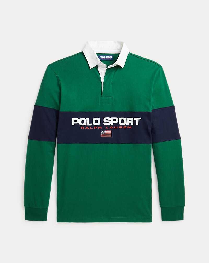 Camisa Polo Ralph Lauren Classic Fit Sport Rugby Hombre Azul Marino | MVDWXBH-97 - vista 2