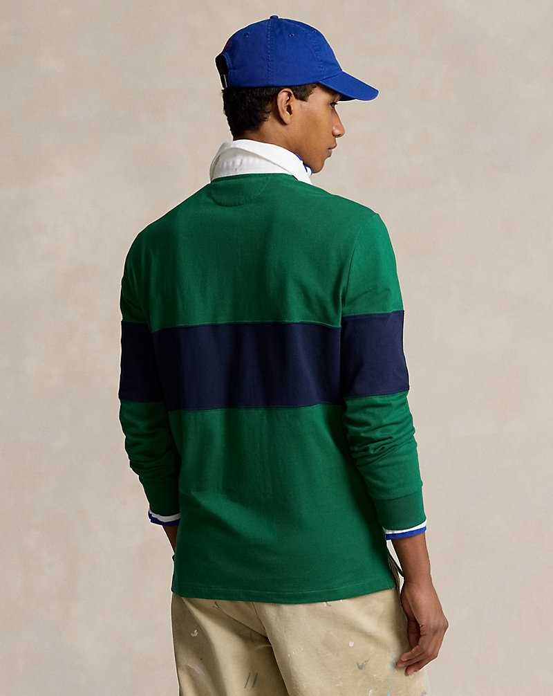 Camisa Polo Ralph Lauren Classic Fit Sport Rugby Hombre Azul Marino | MVDWXBH-97 - vista 4