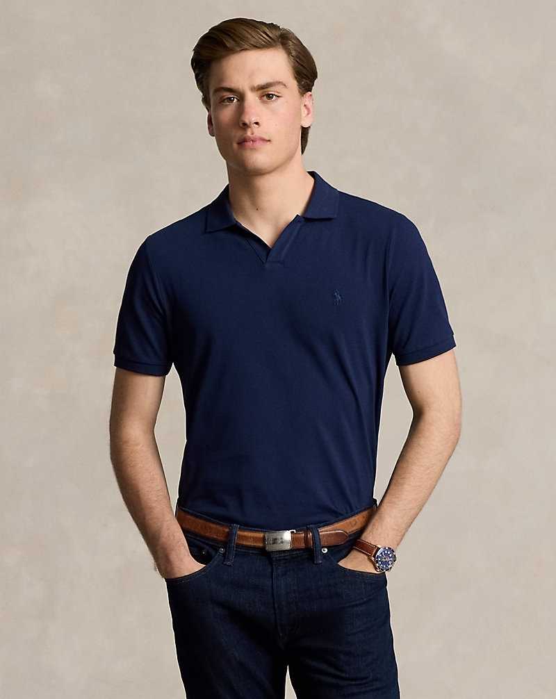 Camisa Polo Ralph Lauren Classic Fit Stretch Mesh Hombre Azul Marino | MRATZLE-60 - vista 1