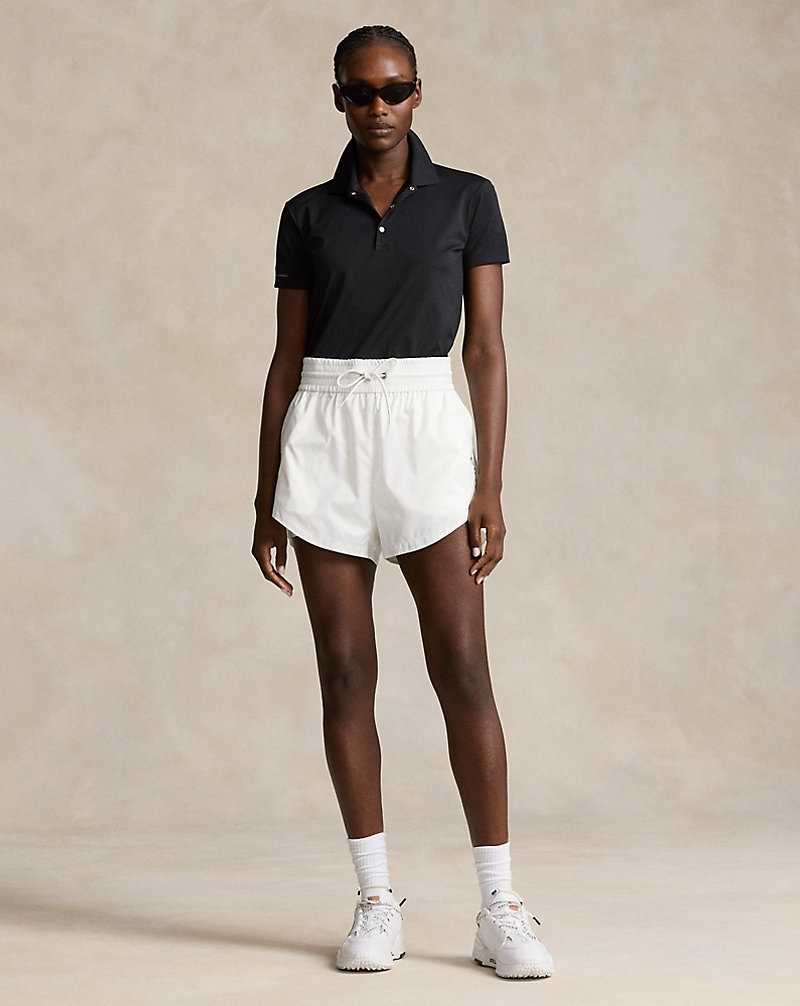 Camisa Polo Ralph Lauren Classic Fit Tour Mujer Negros | DQIXSVK-21 - vista 3