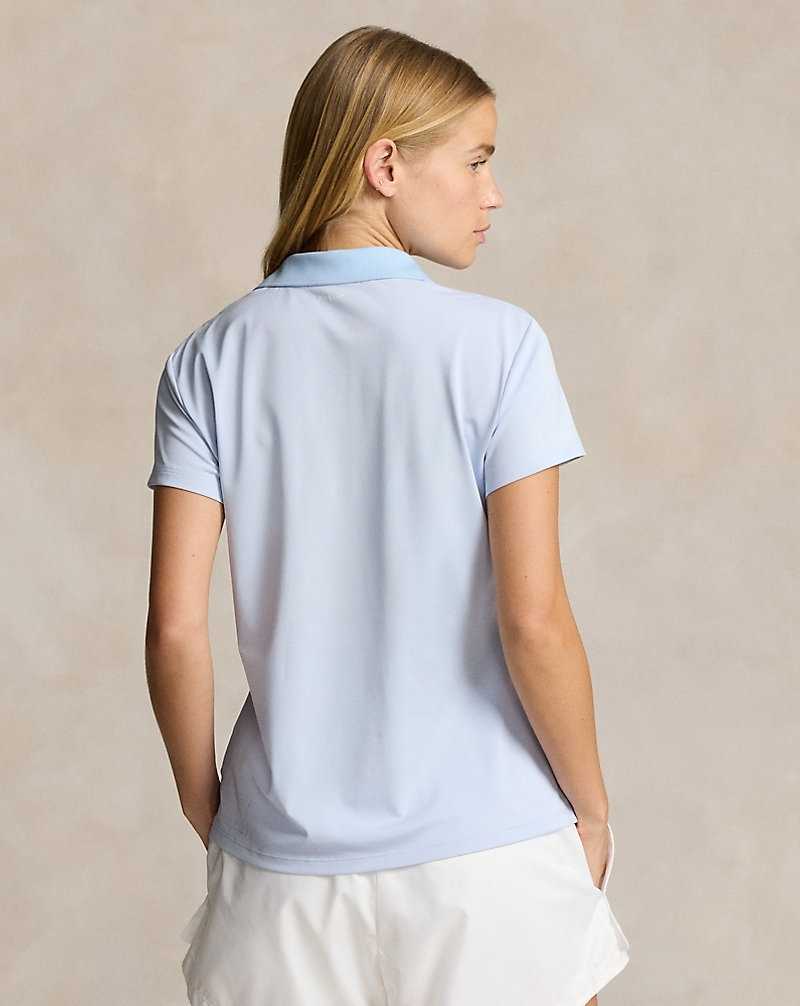 Camisa Polo Ralph Lauren Classic Fit Tour Mujer Azules | YQCHREI-23 - vista 4