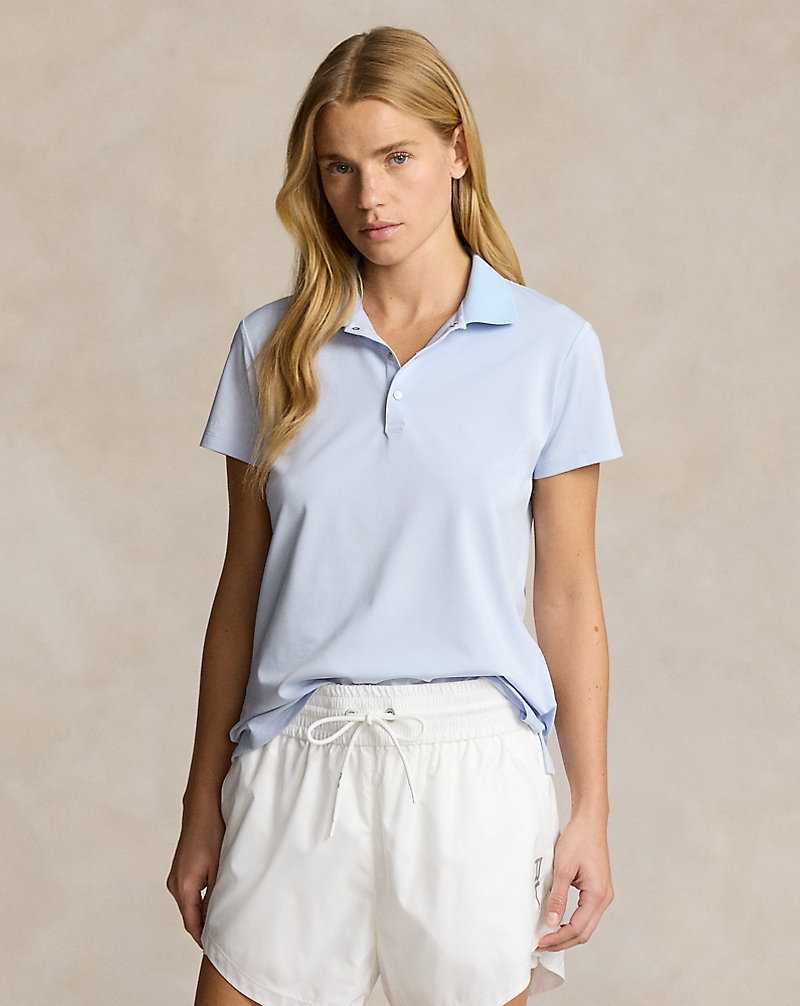 Camisa Polo Ralph Lauren Classic Fit Tour Mujer Azules | YQCHREI-23 - vista 1
