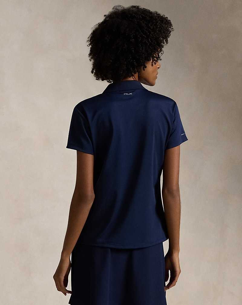 Camisa Polo Ralph Lauren Classic Fit Tour Mujer Azul Marino | PUXGSCF-42 - vista 4