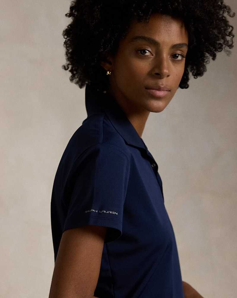 Camisa Polo Ralph Lauren Classic Fit Tour Mujer Azul Marino | PUXGSCF-42 - vista 5