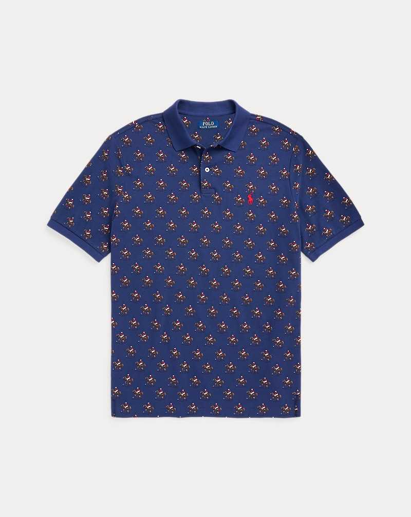 Camisa Polo Ralph Lauren Custom Slim Equestrian Mesh Hombre Swinging Mallets New Cls | SIEOTNM-35 - vista 2
