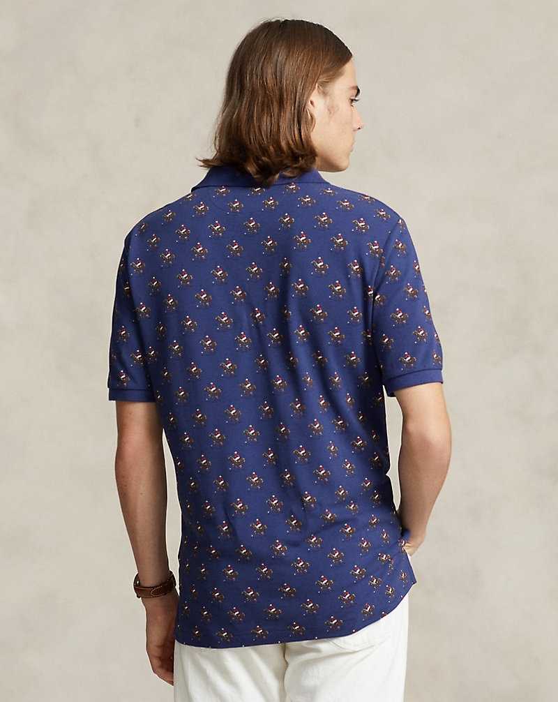 Camisa Polo Ralph Lauren Custom Slim Equestrian Mesh Hombre Swinging Mallets New Cls | SIEOTNM-35 - vista 4