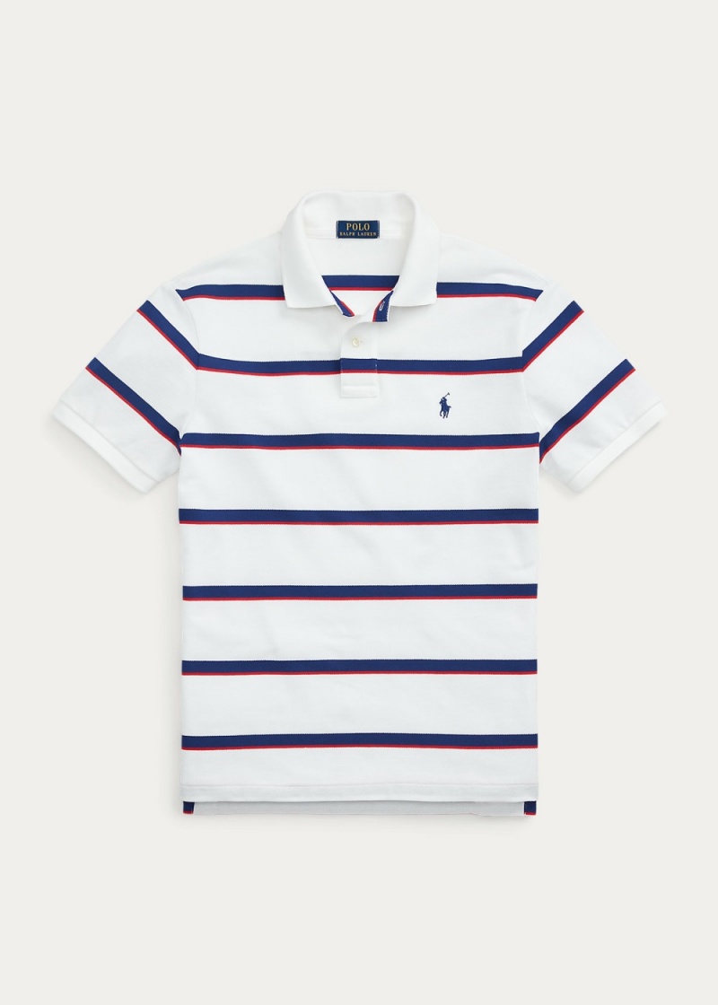 Camisa Polo Custom Slim Fit A Rayas Mesh Hombre Multicolor | OHKR45910 - vista 2