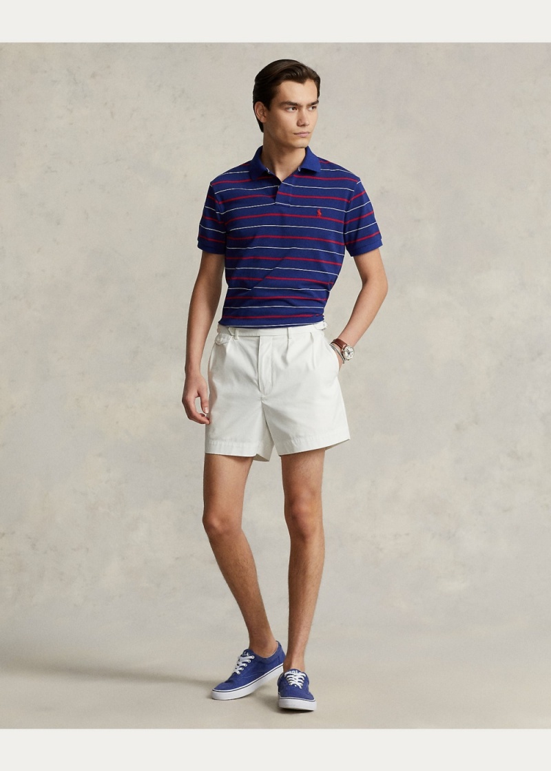 Camisa Polo Custom Slim Fit A Rayas Mesh Hombre Multicolor | GCSY84592 - vista 2