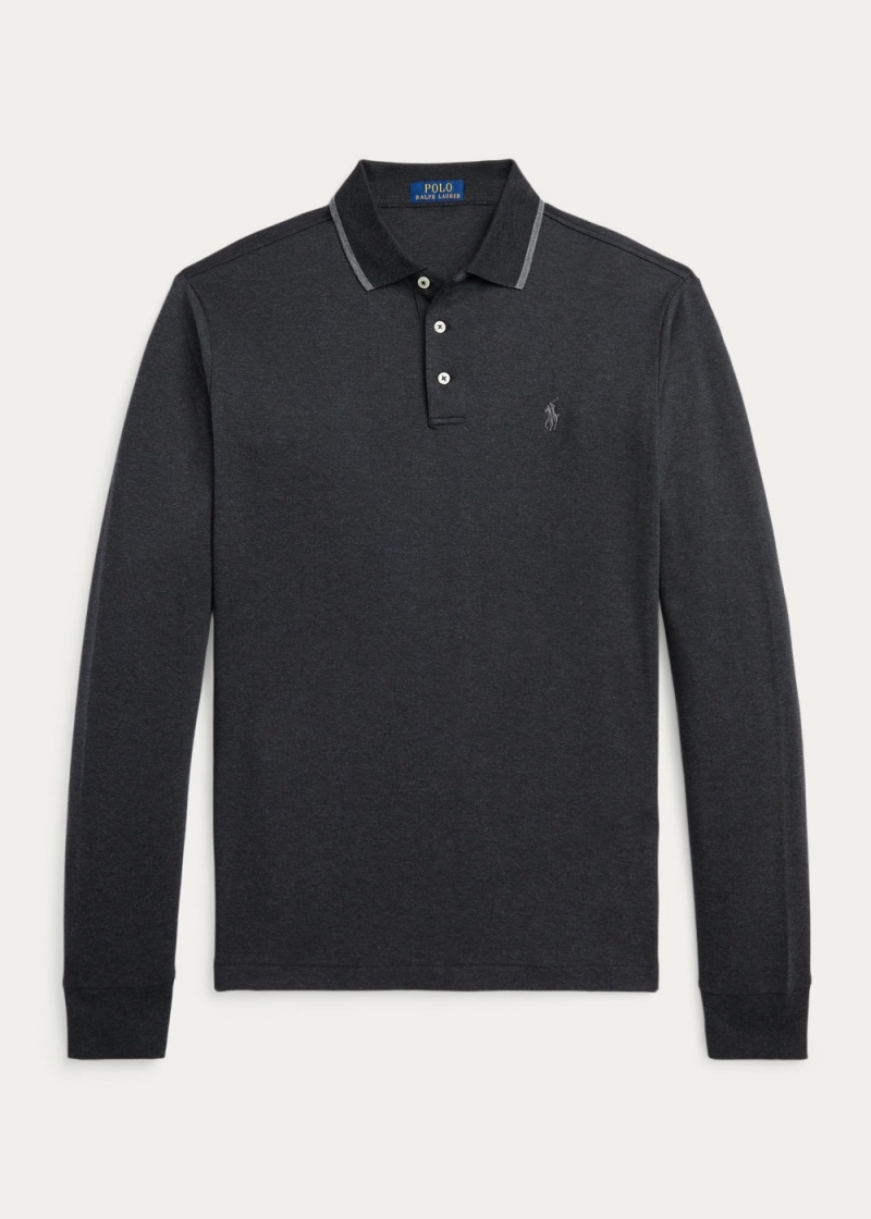 Camisa Polo Custom Slim Fit Soft Algodon Hombre Azul Marino | WEMP56098 - vista 1