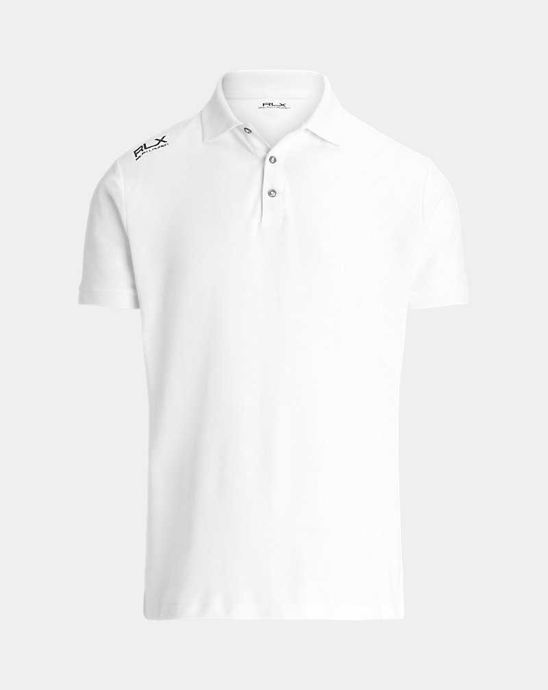 Camisa Polo Ralph Lauren Custom Slim Fit CLARUS Hombre Blancos | QXMLBPH-43 - vista 2