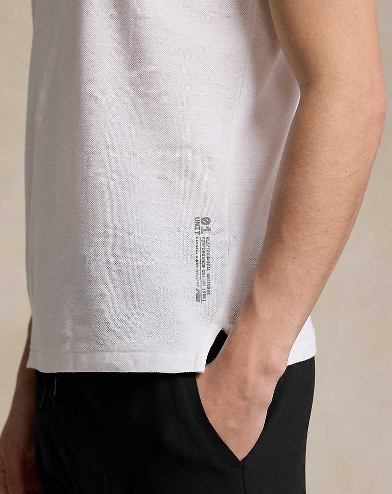 Camisa Polo Ralph Lauren Custom Slim Fit CLARUS Hombre Blancos | QXMLBPH-43 - vista 5