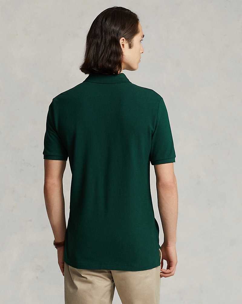 Camisa Polo Ralph Lauren Custom Slim Fit Mesh Hombre Verdes | TSPIXAM-59 - vista 4