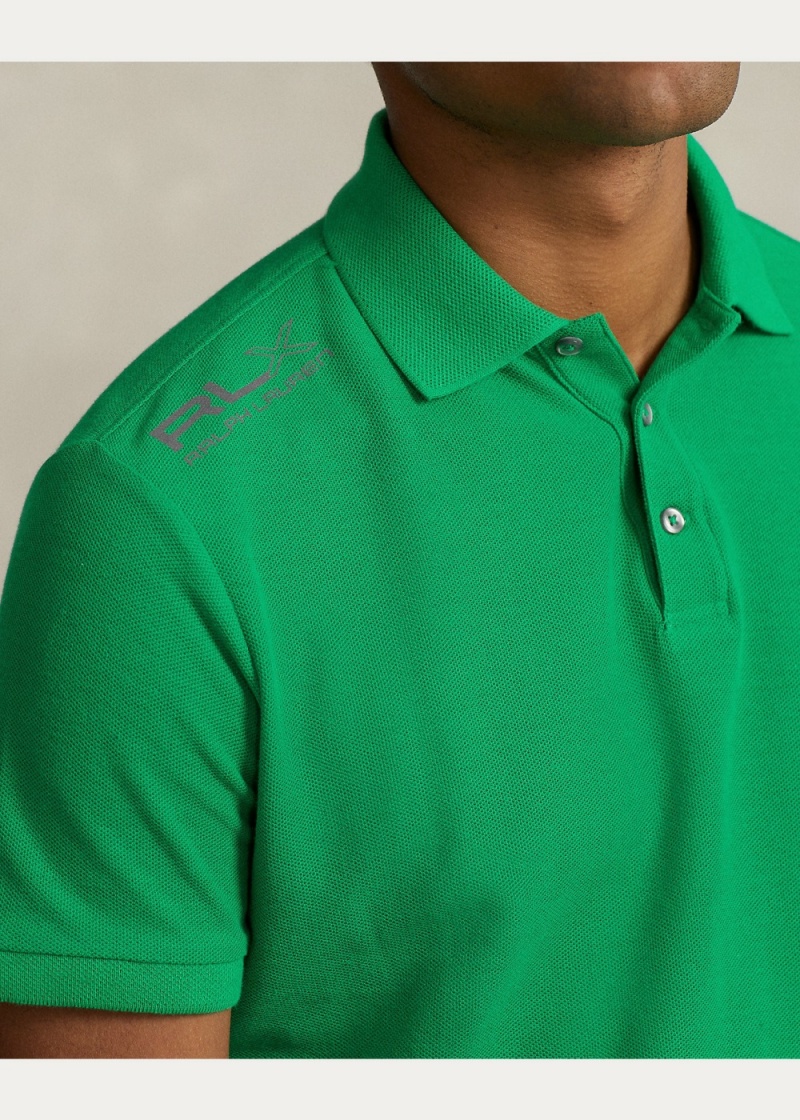 Camisa Polo Custom Slim Fit CLARUS® Hombre Verdes | MEHJ26195 - vista 5