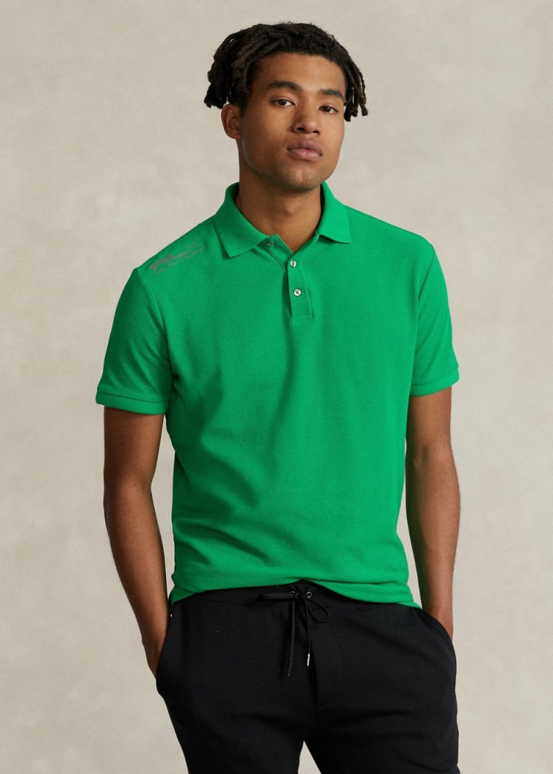 Camisa Polo Custom Slim Fit CLARUS® Hombre Verdes | MEHJ26195 - vista 1