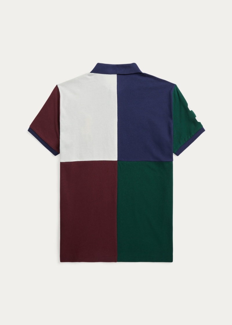 Camisa Polo Custom Slim Fit Big Pony Mesh Hombre Multicolor | EIDB29875 - vista 3
