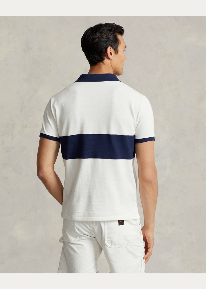 Camisa Polo Custom Slim Fit Big Pony Mesh Hombre Multicolor | BHPD86742 - vista 6