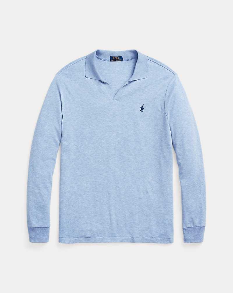 Camisa Polo Ralph Lauren Custom Slim Soft Cotton Hombre Isle Heather/C7998 | QLECKBW-09 - vista 2
