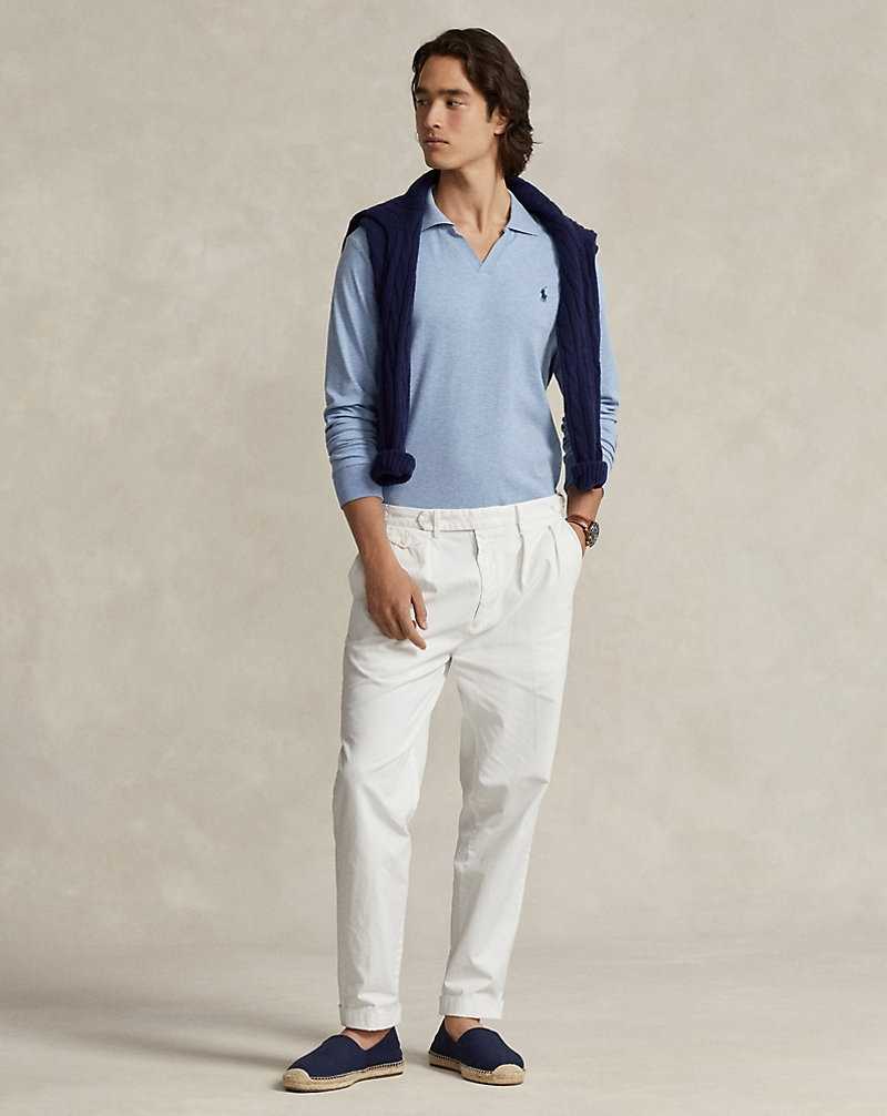 Camisa Polo Ralph Lauren Custom Slim Soft Cotton Hombre Isle Heather/C7998 | QLECKBW-09 - vista 3