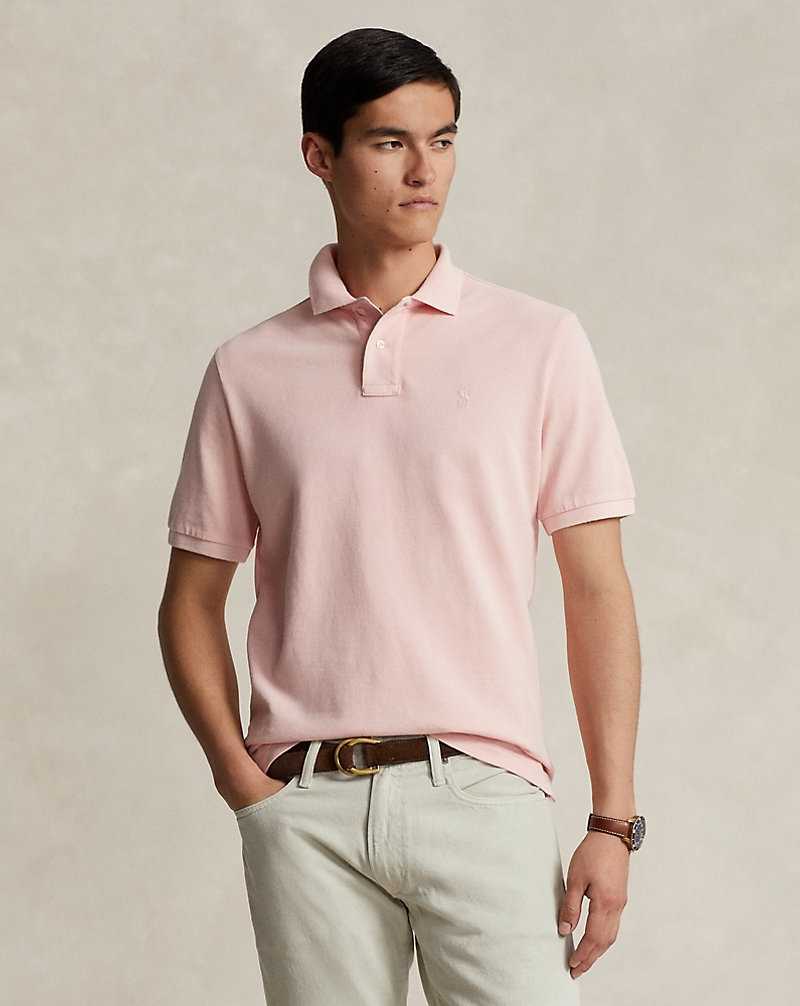 Camisa Polo Ralph Lauren RL Origin Hombre Rosas | ASMNHZL-93 - vista 3