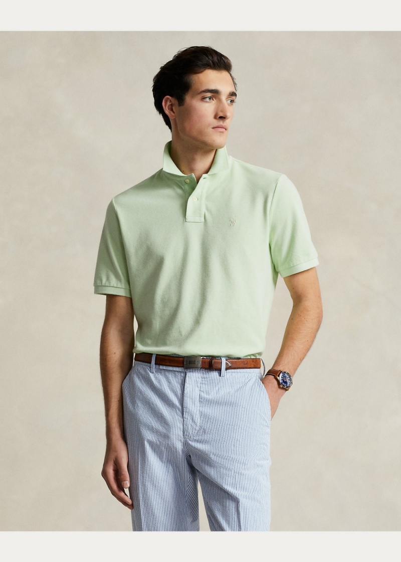 Camisa Polo RL Origin Polo Hombre Blancos | RIAC69073 - vista 3