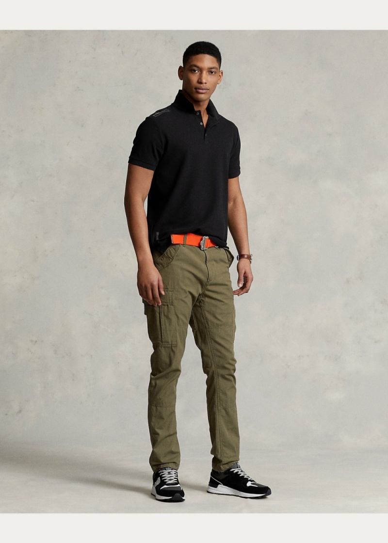 Camisa Polo RLX CLARUS Hombre Negros | QGSB08742 - vista 3