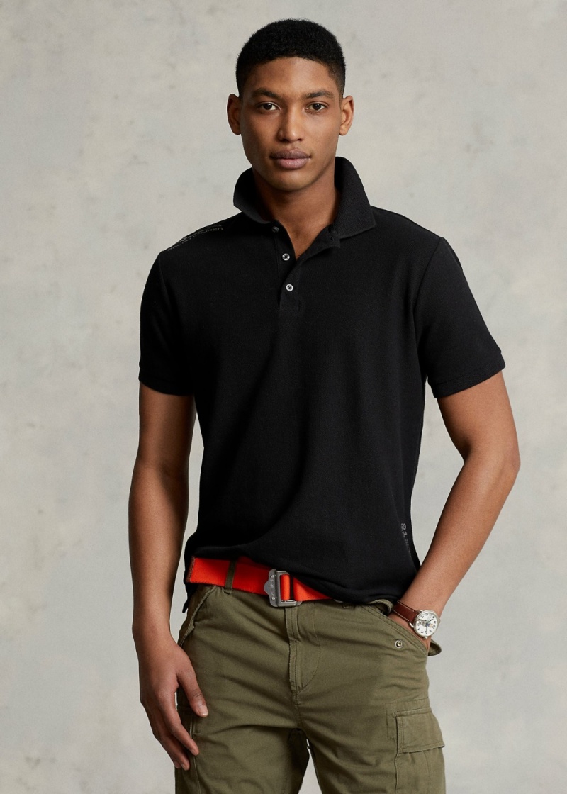 Camisa Polo RLX CLARUS Hombre Negros | QGSB08742 - vista 1