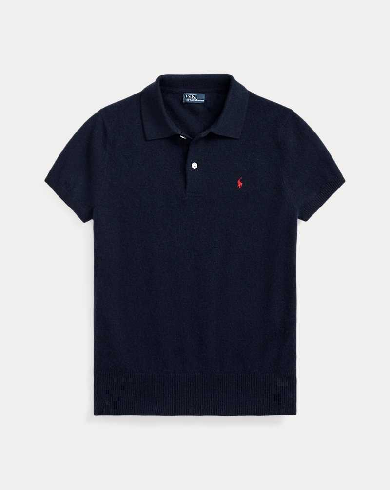 Camisa Polo Ralph Lauren Slim Fit Cashmere Mujer Azul Marino | CGNJYSR-32 - vista 2