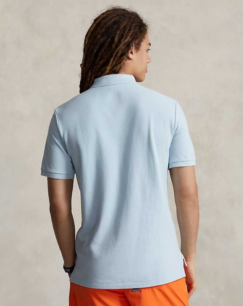 Camisa Polo Ralph Lauren Slim Fit Mesh Hombre Alpine Blue/C1231 | MPQFLAO-62 - vista 4