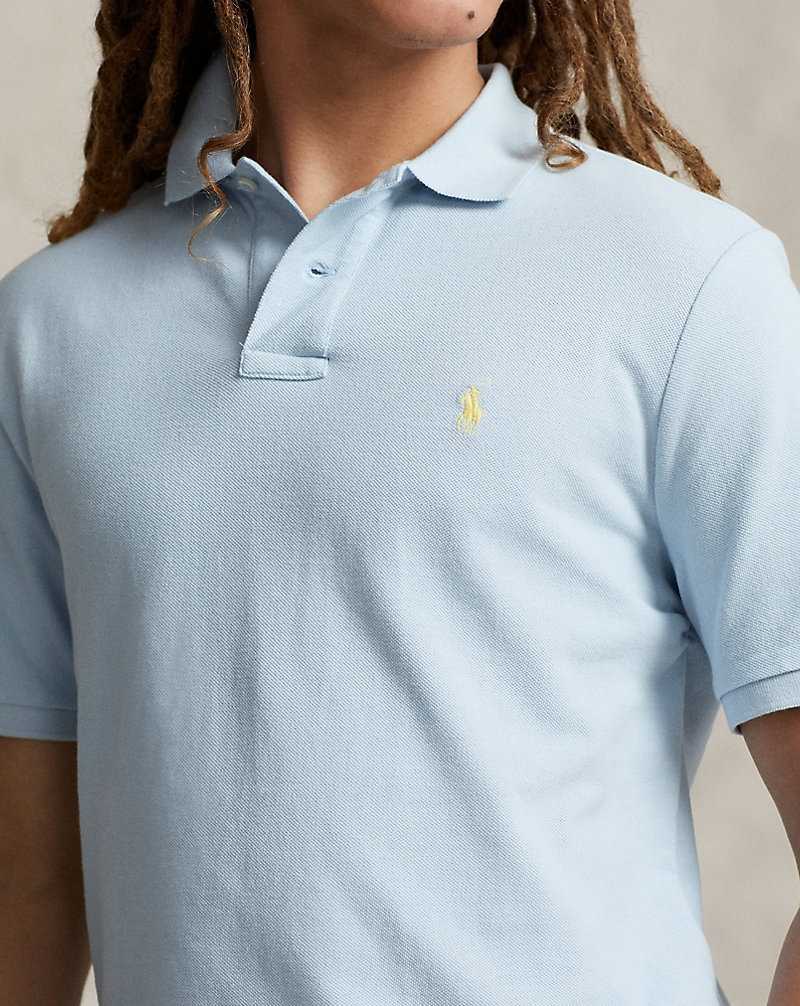 Camisa Polo Ralph Lauren Slim Fit Mesh Hombre Alpine Blue/C1231 | MPQFLAO-62 - vista 5