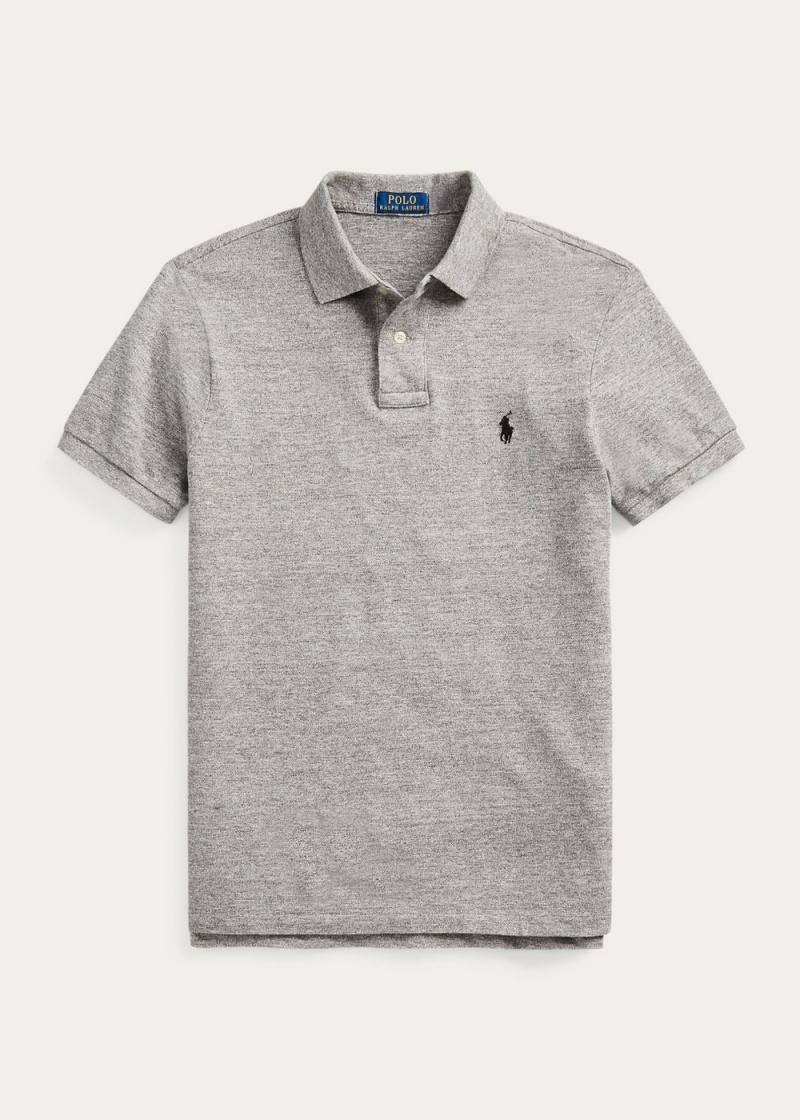 Camisa Polo Slim Fit Mesh Hombre Negros | IEZD53068 - vista 2
