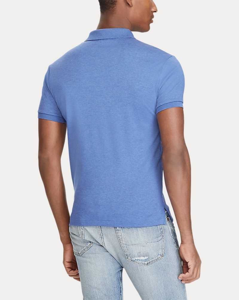 Camisa Polo Ralph Lauren Slim Fit Soft-Touch Hombre Azul Rey | GRLDNIU-27 - vista 4