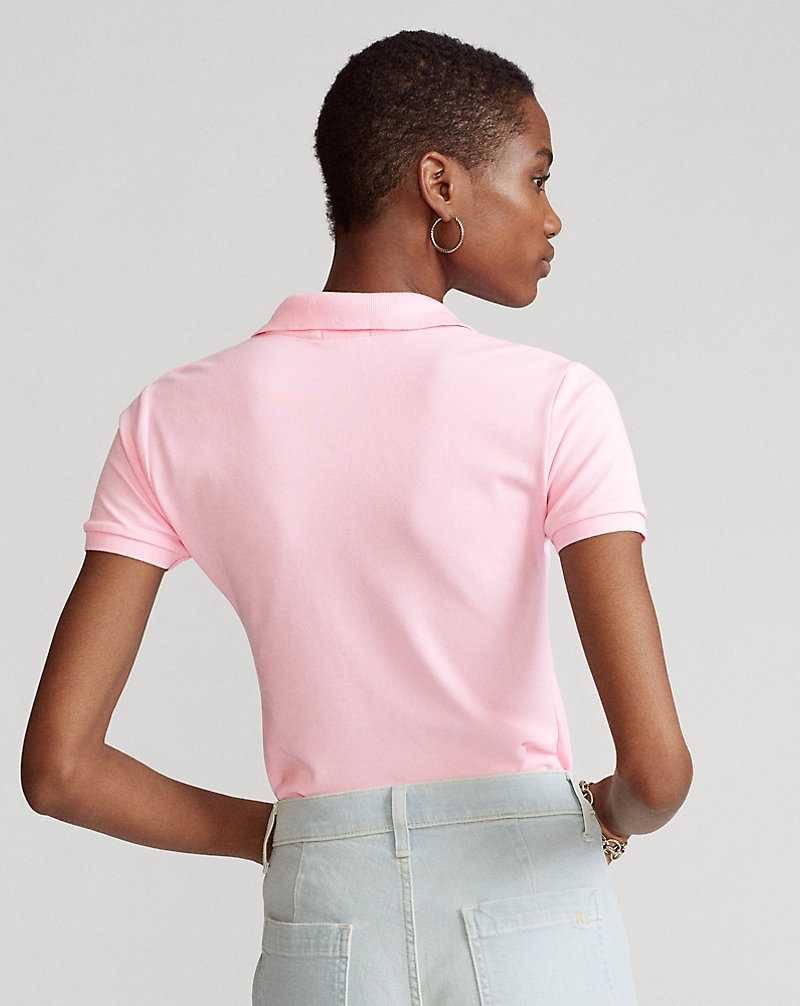 Camisa Polo Ralph Lauren Slim Fit Stretch Mujer Rosas | GWUNLOB-21 - vista 4