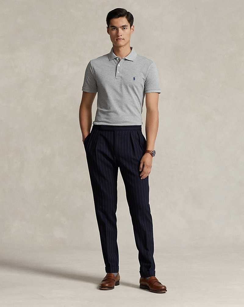 Camisa Polo Ralph Lauren Slim Fit Stretch Mesh Hombre Andover Heather | FOAEVBP-63 - vista 3