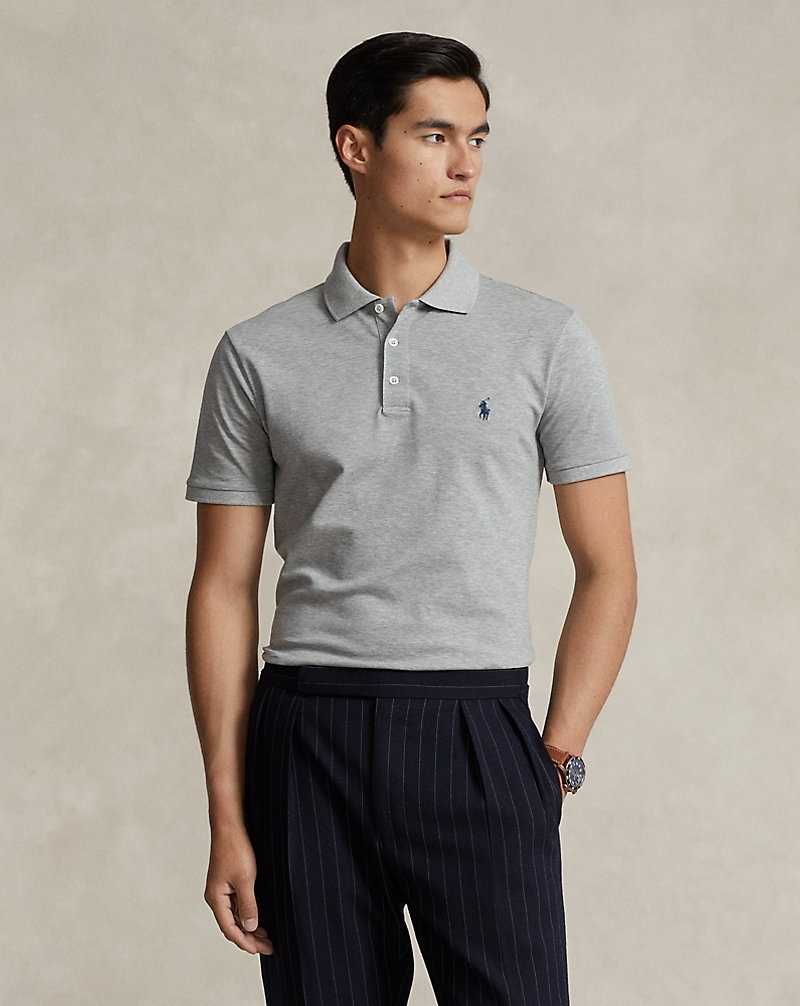 Camisa Polo Ralph Lauren Slim Fit Stretch Mesh Hombre Andover Heather | FOAEVBP-63 - vista 1