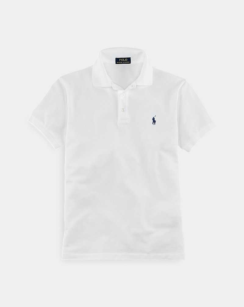 Camisa Polo Ralph Lauren Slim Fit Stretch Mesh Hombre Blancos | DYVXHUN-95 - vista 2