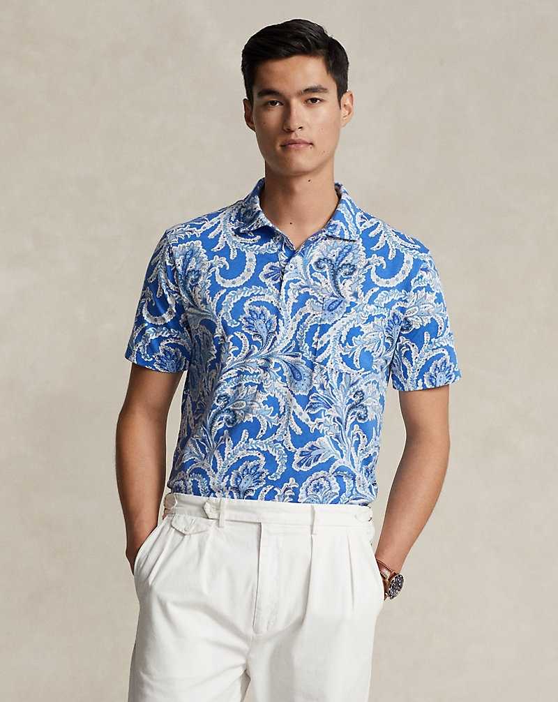 Camisa Polo Ralph Lauren Standard Fit Paisley Lisle Hombre Shorewood Paisley | XBGCWVK-98 - vista 1