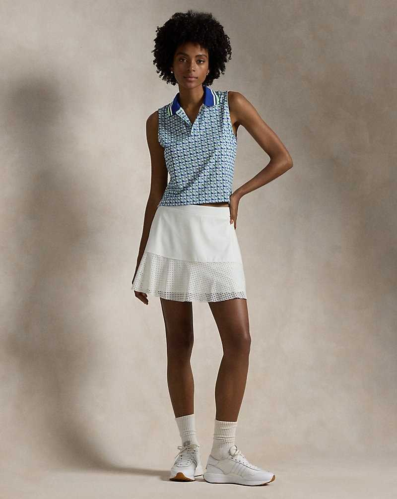 Camisa Polo Ralph Lauren Stretch Jersey Cropped Mujer New Spring Wicker | OGFNVSC-49 - vista 3