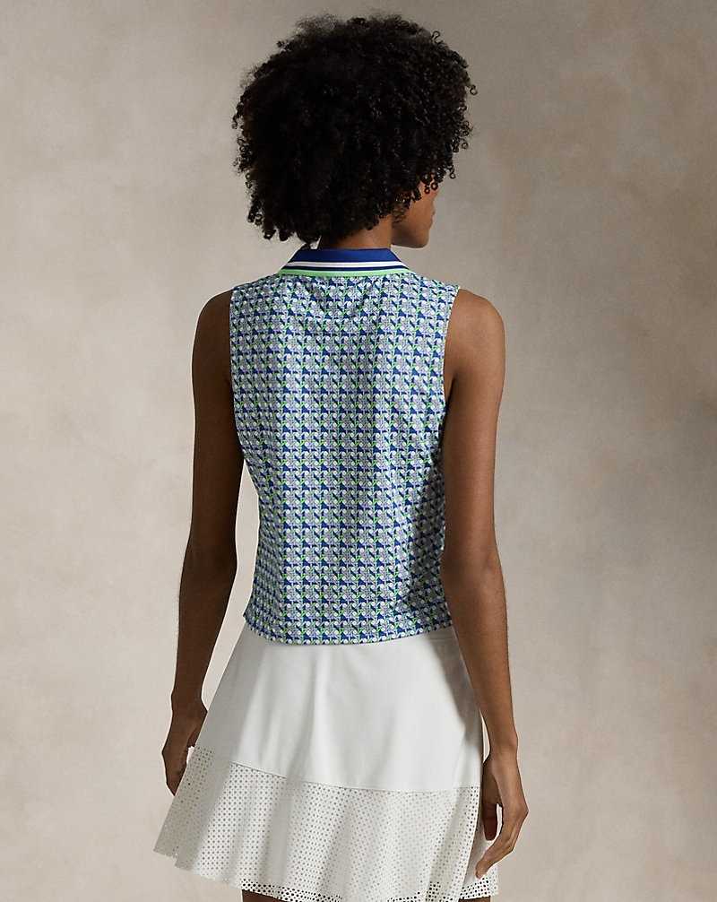 Camisa Polo Ralph Lauren Stretch Jersey Cropped Mujer New Spring Wicker | OGFNVSC-49 - vista 4