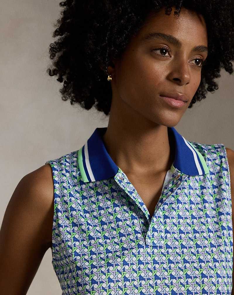 Camisa Polo Ralph Lauren Stretch Jersey Cropped Mujer New Spring Wicker | OGFNVSC-49 - vista 5