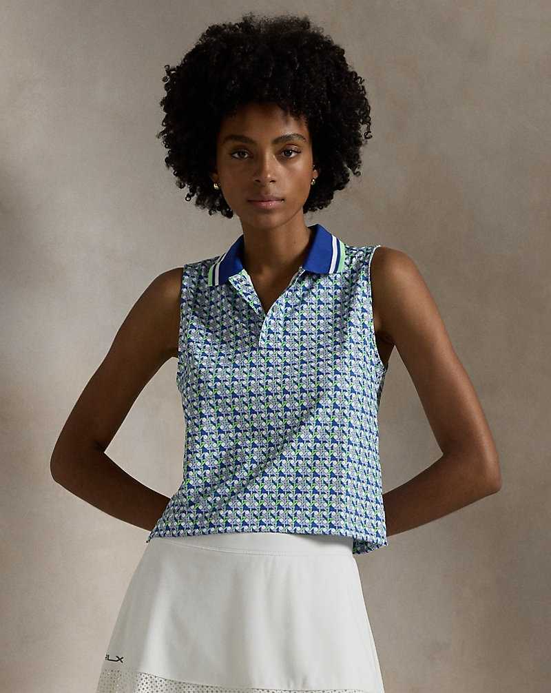 Camisa Polo Ralph Lauren Stretch Jersey Cropped Mujer New Spring Wicker | OGFNVSC-49 - vista 1